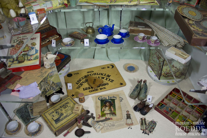 Assortment of antique toys