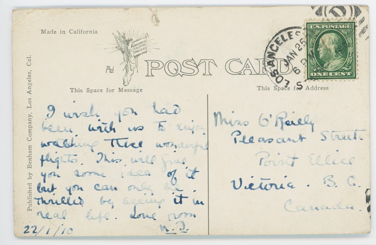 Wish You Were Here - ROEDDE HOUSE MUSEUM Point Ellice back