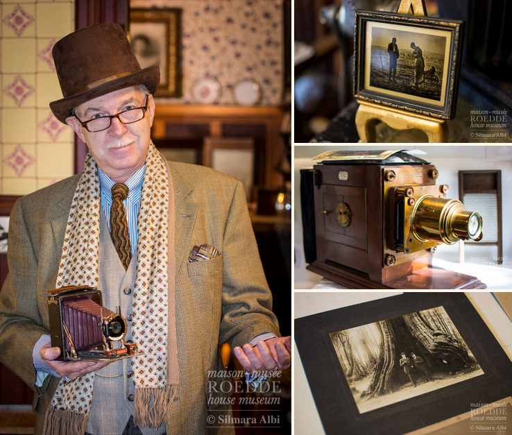 Exhibits - ROEDDE HOUSE MUSEUM Curator Peter Richard Lowery and 3 exhibit photos