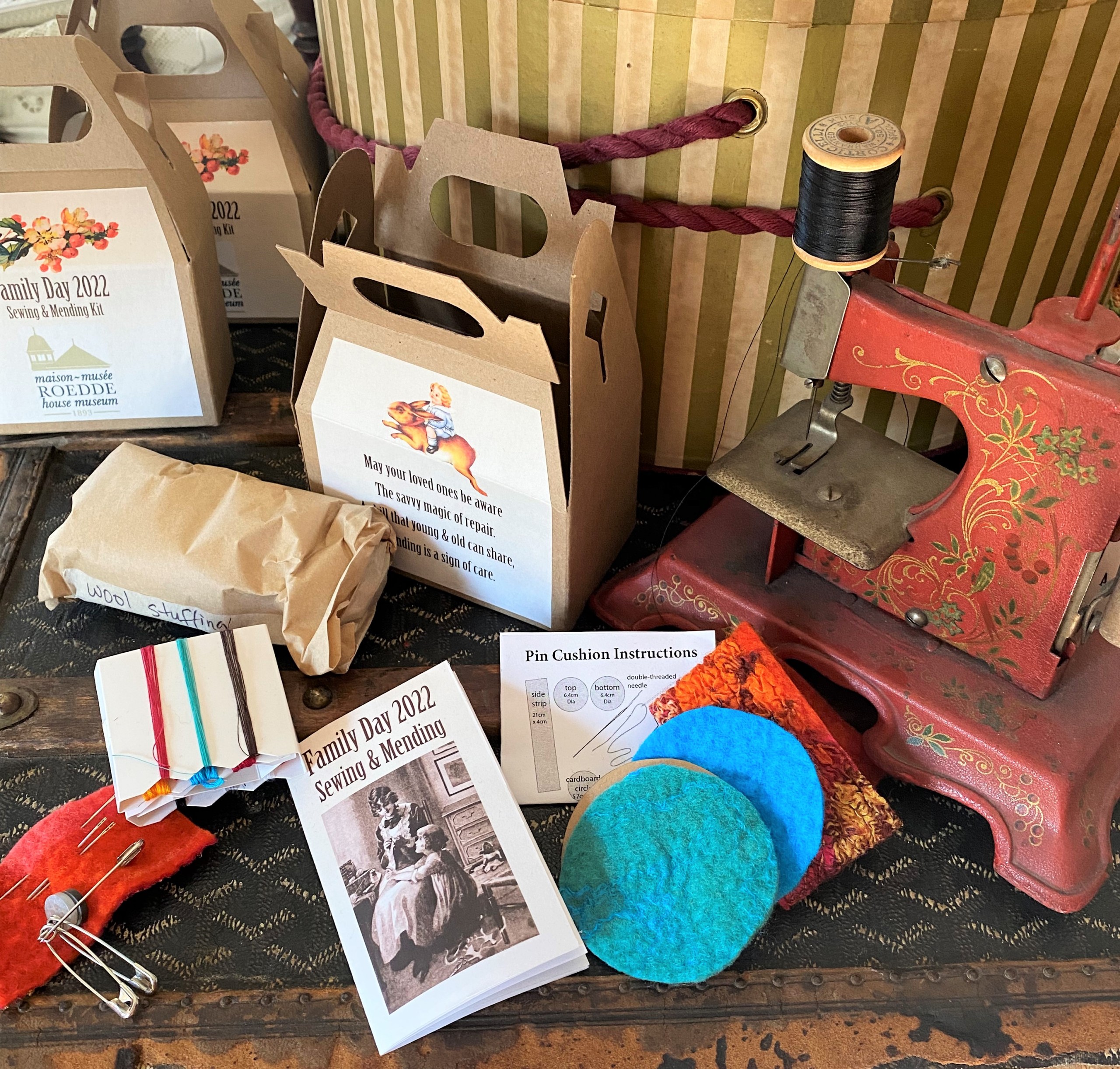 BC Family Day at Roedde House Museum: Online Sewing Workshop Kit photo