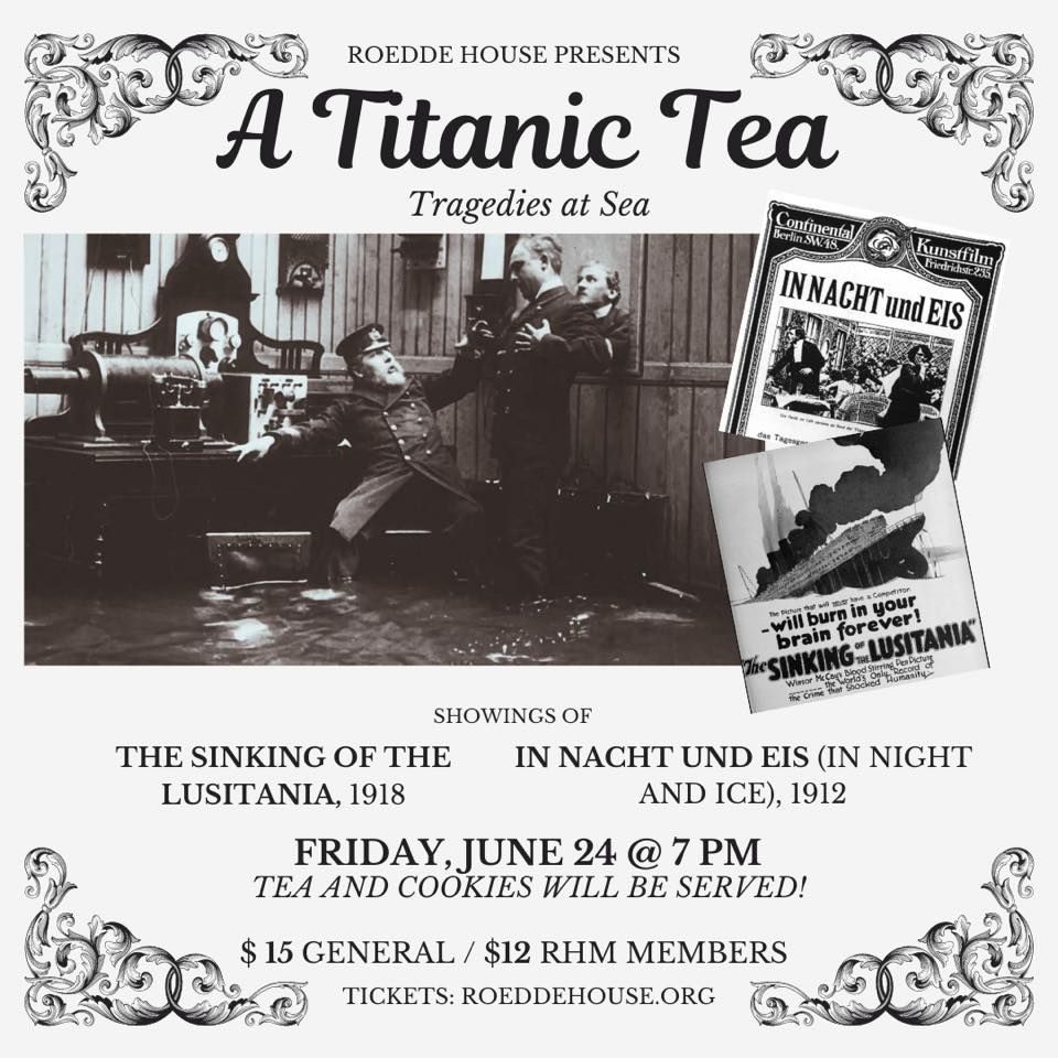 Movie Night Poster: Titanic Tea - Tragedies at Sea
