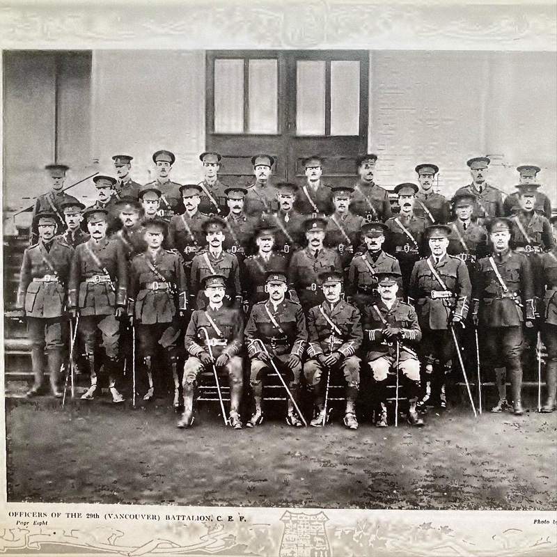 The 29th Battalion (Vancouver)