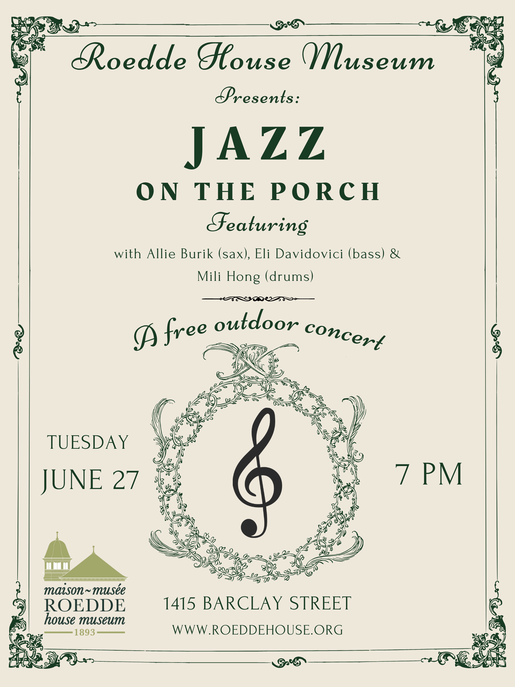 Jazz On The Porch June 2023