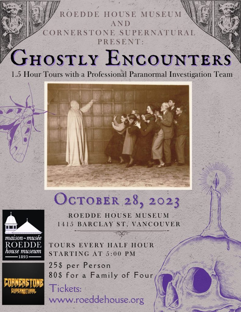 Ghostly Encounters: Paranormal Tours (with Cornerstone Supernatural) - ROEDDE HOUSE MUSEUM Ghostly Encounters 2 2