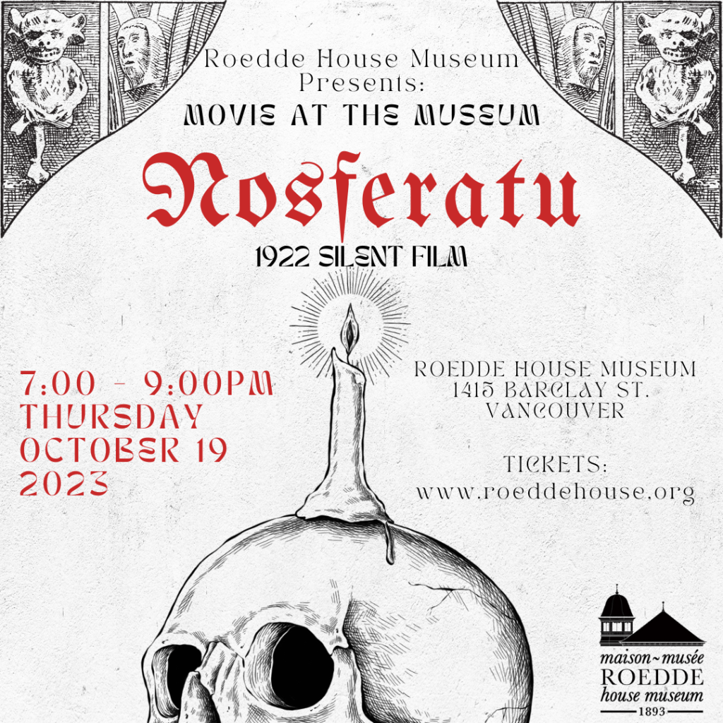 Movie at the Museum: Nosferatu - ROEDDE HOUSE MUSEUM 2023 Nosferatu Instagram
