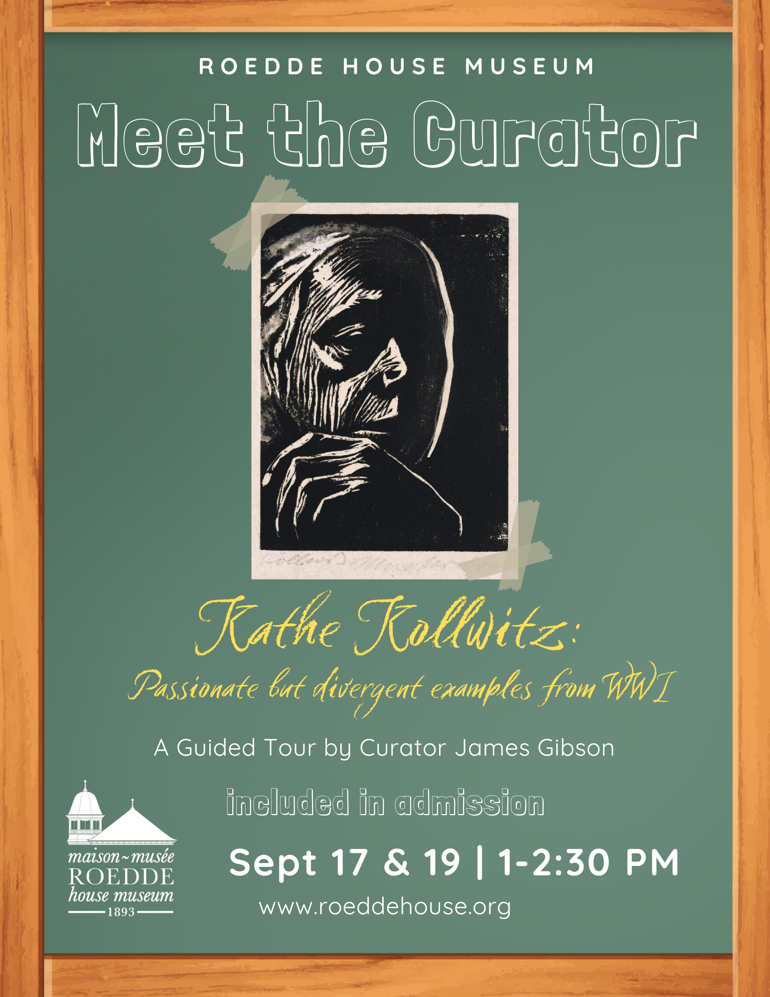 Meet The Curator Kathe Kollwitz (8.5 X 11 In)