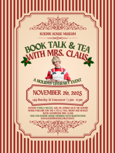 Girl's Bedroom Restoration - ROEDDE HOUSE MUSEUM Mrs. Claus Book Talk Poster