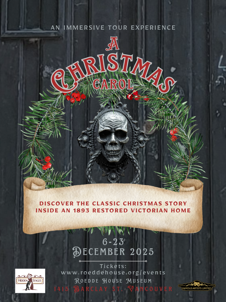 A Christmas Carol: An Immersive Tour Experience - ROEDDE HOUSE MUSEUM A Christmas Carol Poster 2025 1