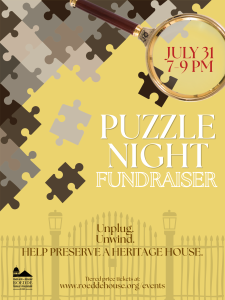 Collections Room Restoration - ROEDDE HOUSE MUSEUM Roedde House Puzzle Night Fundraiser